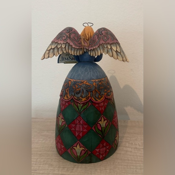 Jim Shore 2005 Heartwood Creek "A Star Shall Guide Us" Angel Nativity Figurine - Picture 8 of 11